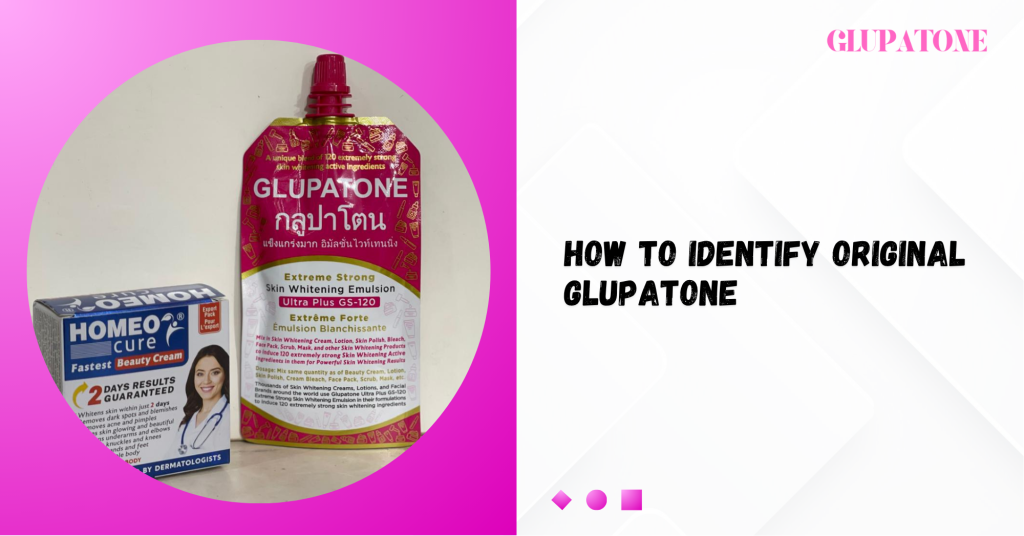 How to Identify Original Glupatone