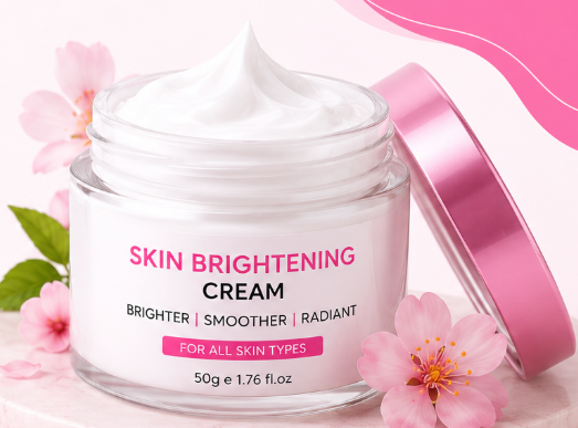 Brightening cream for dry, dull, and rough-looking skin
