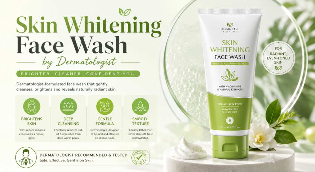 Brightening face cleanser for fresh and clean-looking skin