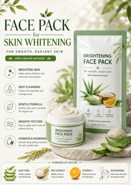 Face pack for dullness, tanning, and acne marks