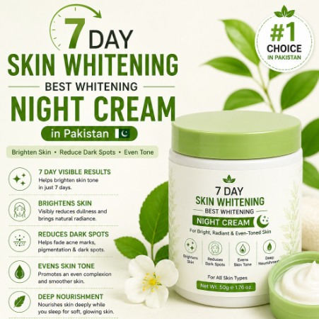 Overnight face cream for dull skin, pigmentation, and uneven tone