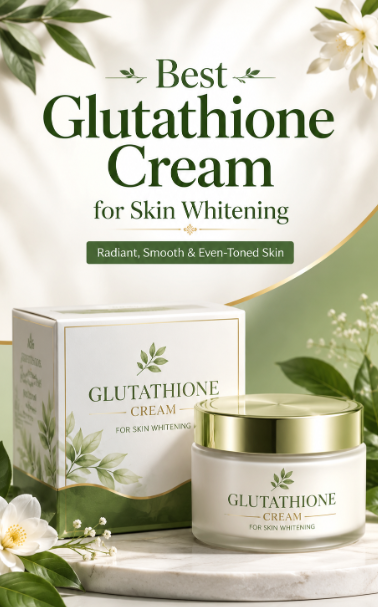 Glutathione brightening cream for clearer and more balanced-looking skin